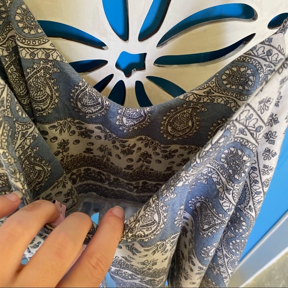 elephant pattern crop top tank top - Picture 3 of 4